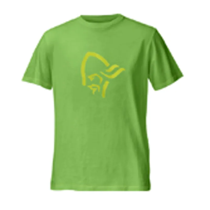 Norrona Mens 29 Cotton Logo T - Bamboo Green