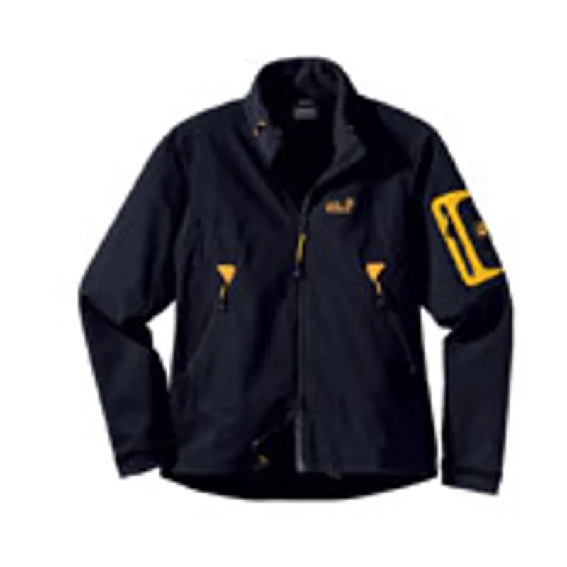 Jack Wolfskin Mens Muddy Pass Jacket - Black