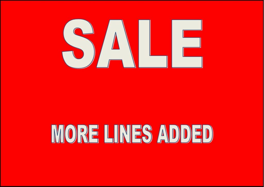 Grab yourself a bargain in our Summer sale – Up to 50% off selected products.