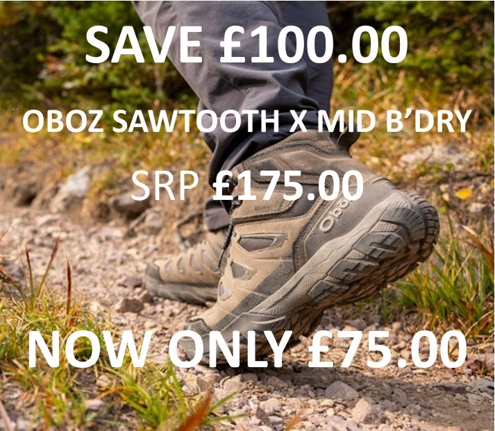 OBOZ SAWTOOTH X MID B’DRY – AMAZING DEAL – Now only £75