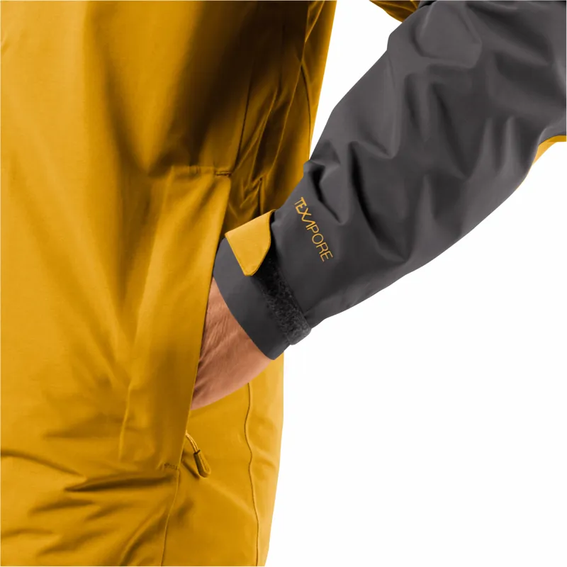 Jack Wolfskin Men's Jasper 2L Waterproof Jacket - Curry-6