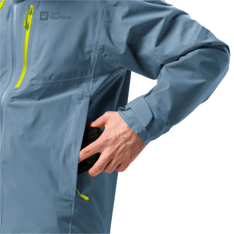 Jack Wolfskin Men's Eagle Peak 2L Jacket - Elemental Blue-5