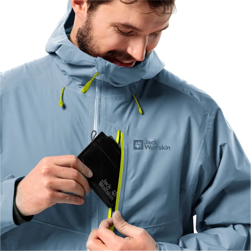 Jack Wolfskin Men's Eagle Peak 2L Jacket - Elemental Blue-6