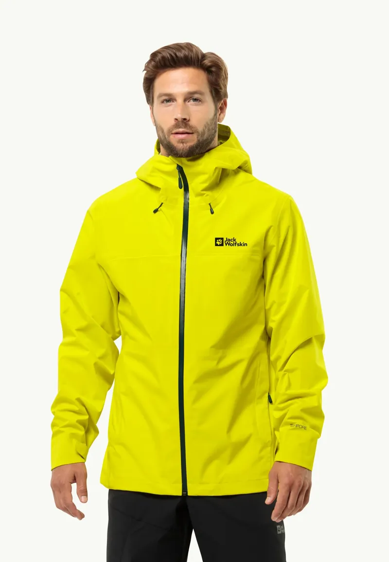 Jack Wolfskin Men's Highest Peak 3L Waterproof Jacket - Firefly-3