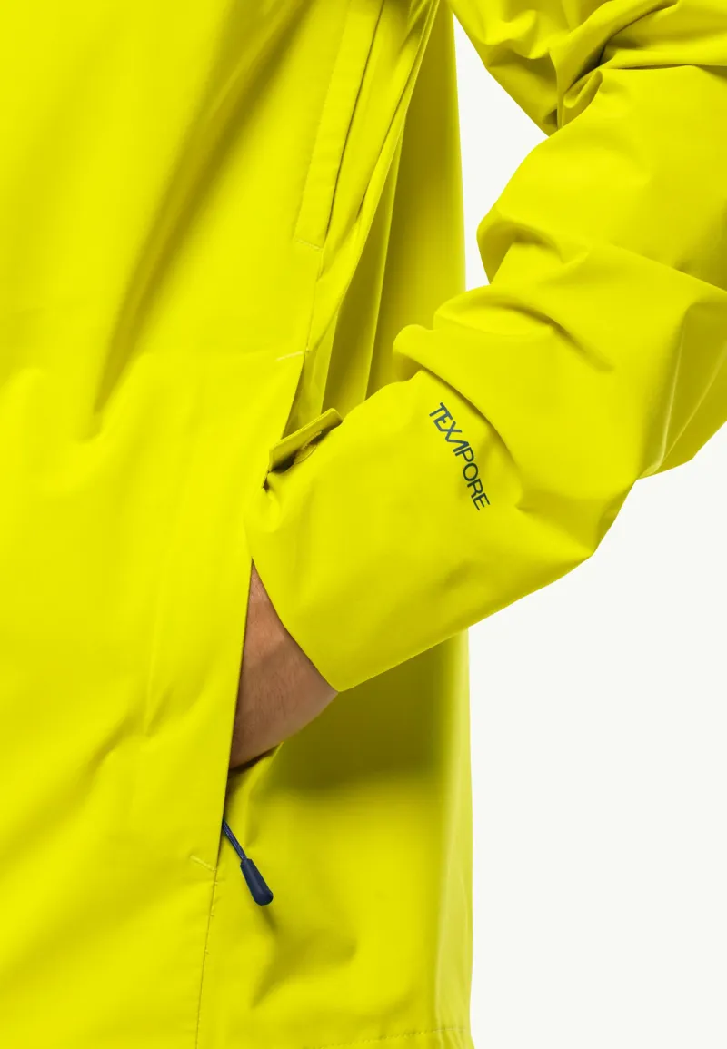 Jack Wolfskin Men's Highest Peak 3L Waterproof Jacket - Firefly-6