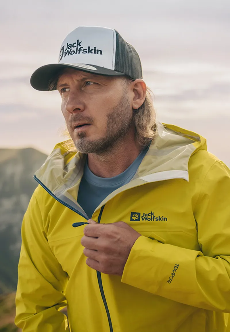 Jack Wolfskin Men's Highest Peak 3L Waterproof Jacket - Firefly-8