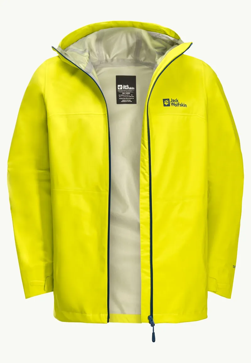 Jack Wolfskin Men's Highest Peak 3L Waterproof Jacket - Firefly-2