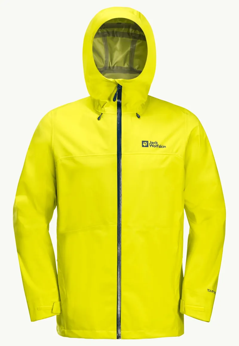 Jack Wolfskin Men's Highest Peak 3L Waterproof Jacket - Firefly-1