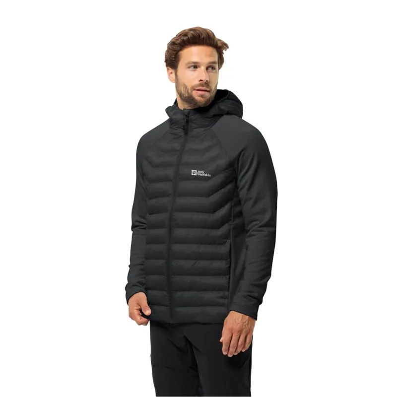 Jack Wolfskin Men's Routeburn Pro Hybrid Insulated Jacket - Black-1