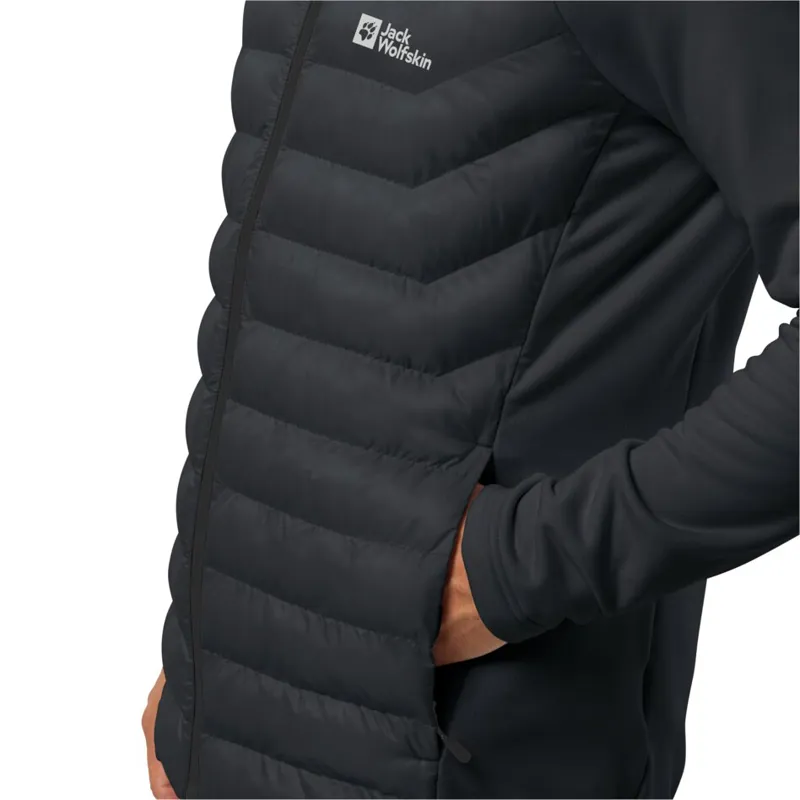 Jack Wolfskin Men's Routeburn Pro Hybrid Insulated Jacket - Black-4