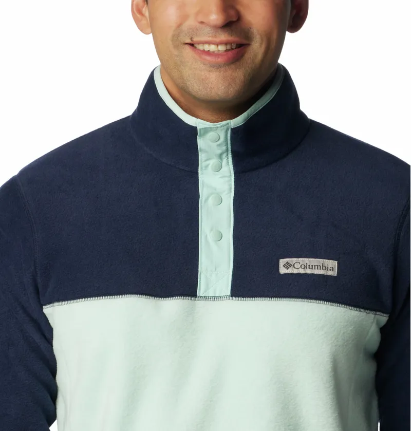 Columbia Men's Steens Mountain Half Snap Fleece - Collegiate Navy/Spray-4