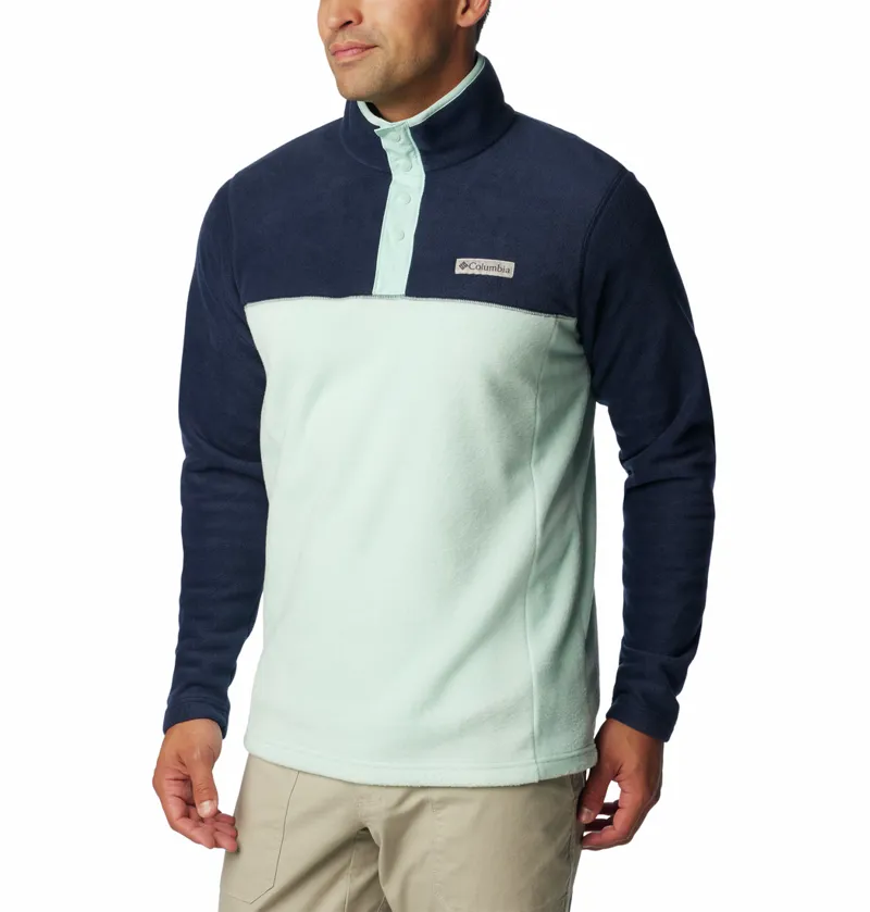 Columbia Men's Steens Mountain Half Snap Fleece - Collegiate Navy/Spray-1