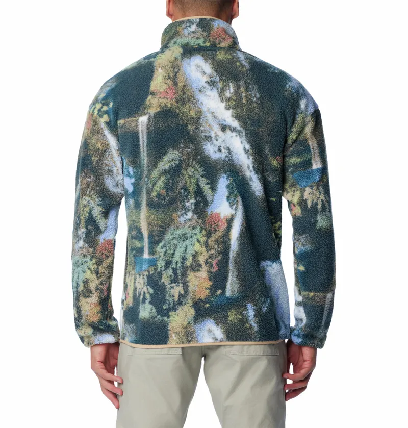 Columbia Men's Helvetia Half Snap Fleece - Napa Green Chasing Fal