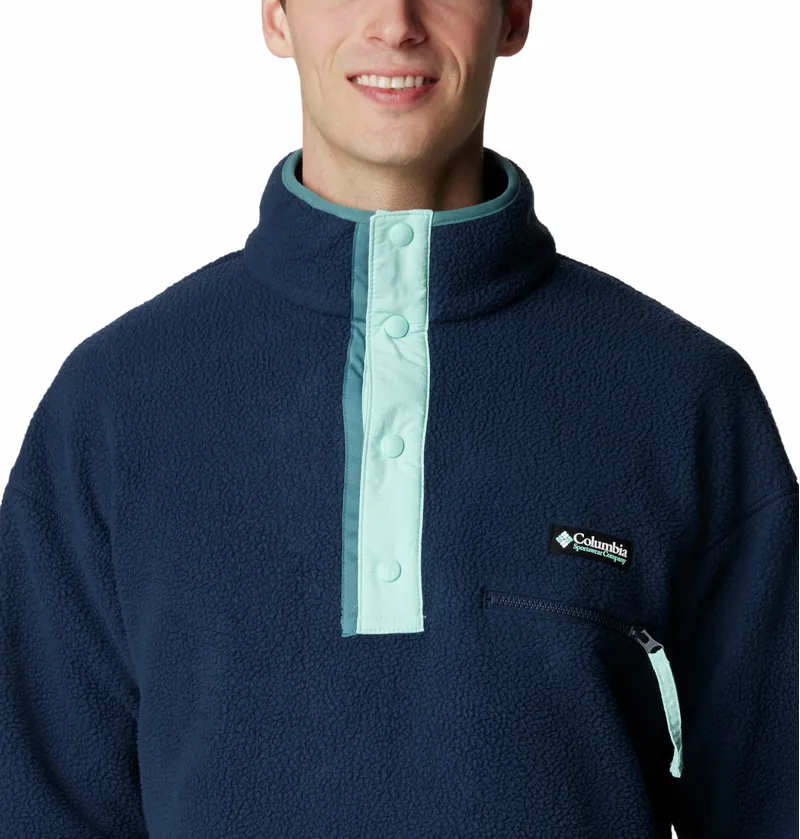 Columbia Men's Helvetia Half Snap Fleece - Collegiate Navy-3