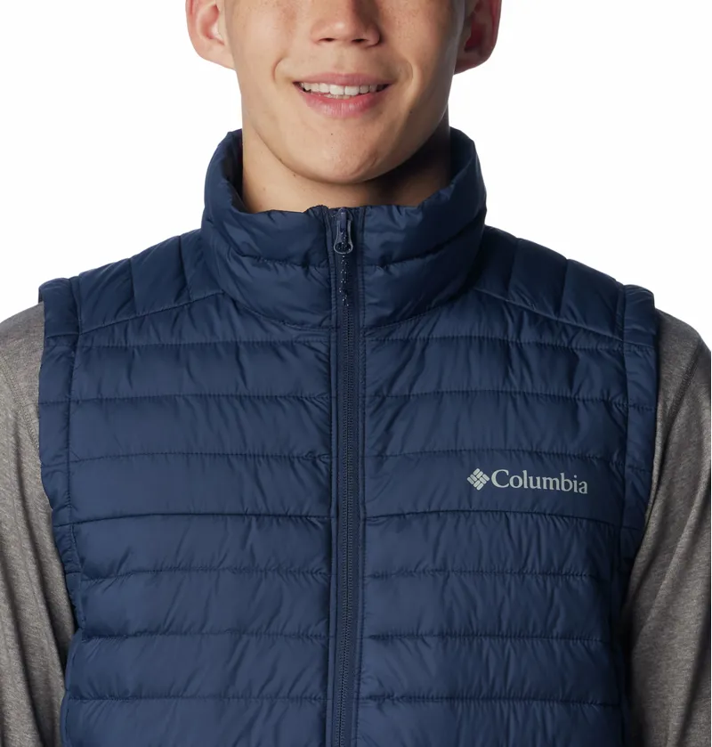 Columbia Men's Silver Falls Packable Insulated Vest - Collegiate Navy-2