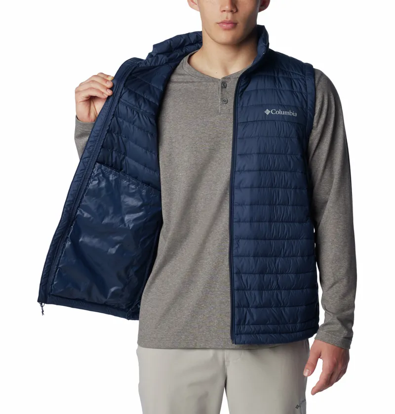 Columbia Men's Silver Falls Packable Insulated Vest - Collegiate Navy-3