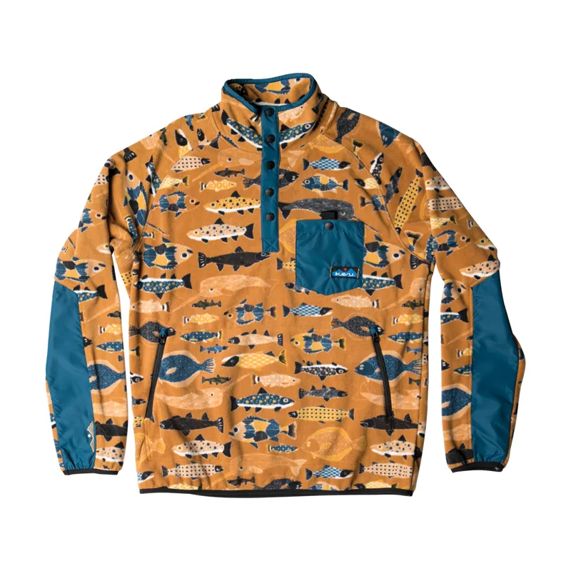 Kavu Men's Teannaway Fleece - Fish Fill