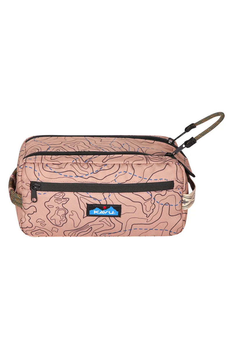 Kavu Grizzly Kit Wash Bag - Sea Map