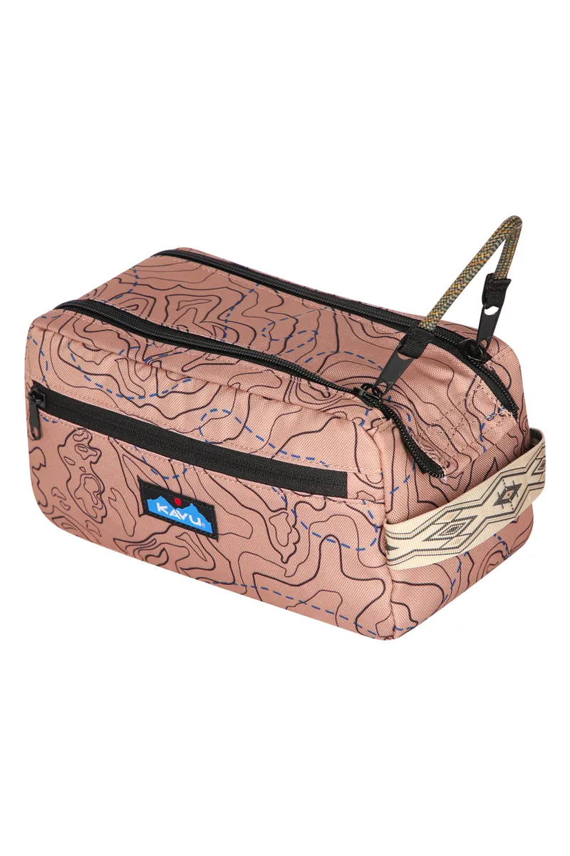 Kavu Grizzly Kit Wash Bag - Sea Map-4