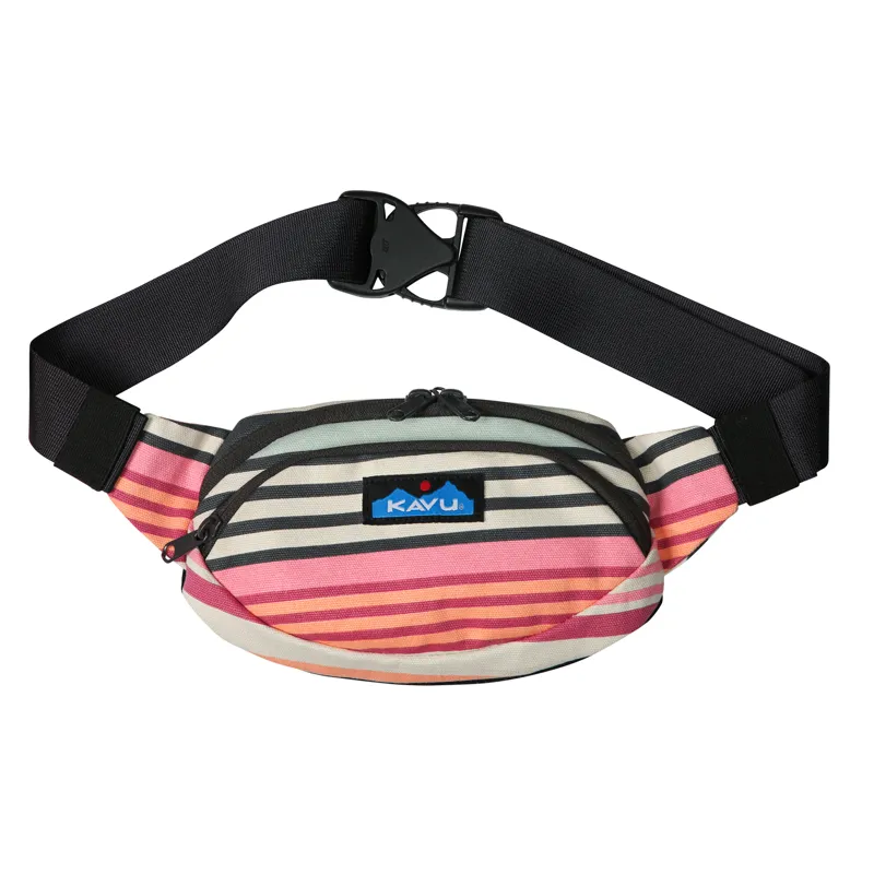Kavu Canvas Spectator Belt Bag - Midsummer Stripe