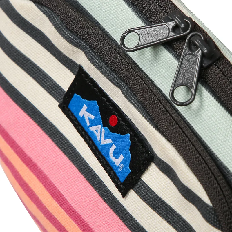 Kavu Canvas Spectator Belt Bag - Midsummer Stripe-3