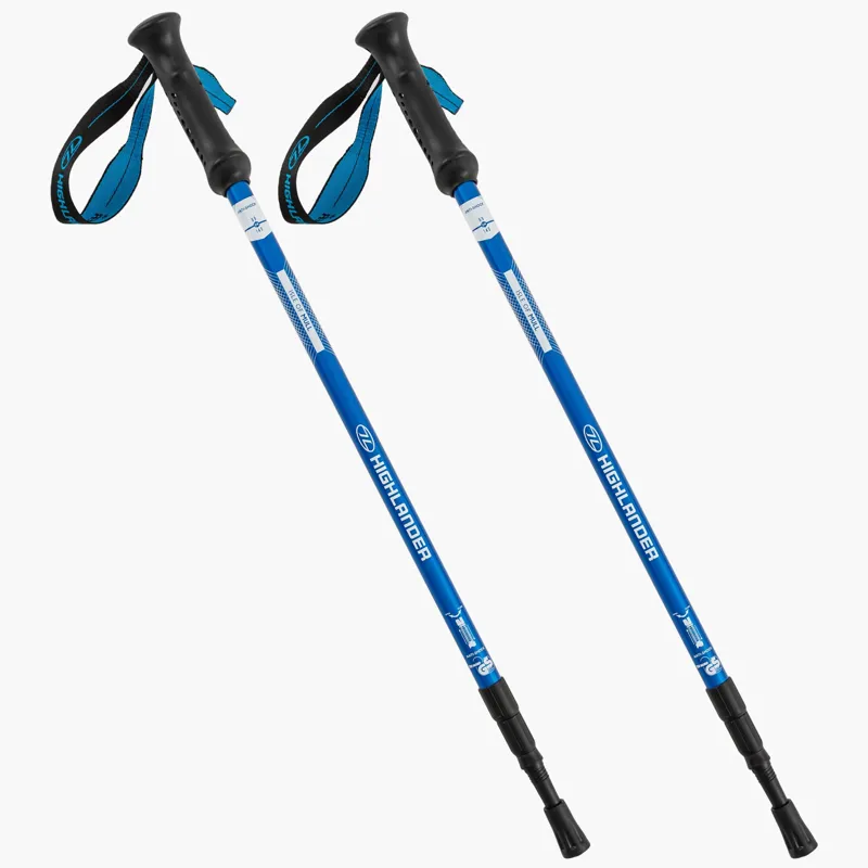 Highlander Mull Walking Pole Pair - Blue-2