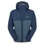 Rab Men's Downpour Eco Waterproof Jacket - Tempest Blue/Orion Blue