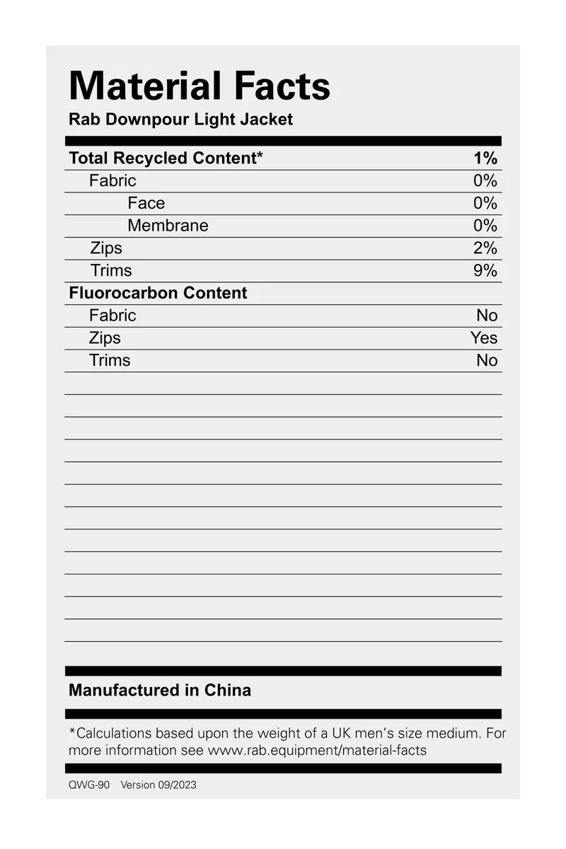 Rab Men's Downpour Light Waterproof Jacket - Tuscan Red-3