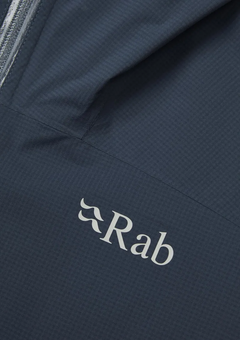 Rab Men's Downpour Light Waterproof Jacket - Tempest Blue-3