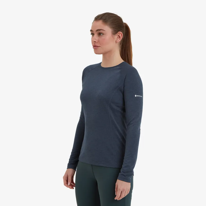 Montane Women's Dart Long Sleeve T-Shirt - Eclipse Blue-2