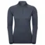 Montane Women's Dart Zip Neck T-Shirt - Eclipse Blue