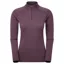 Montane Women's Dart Zip Neck T-Shirt - Mulberry