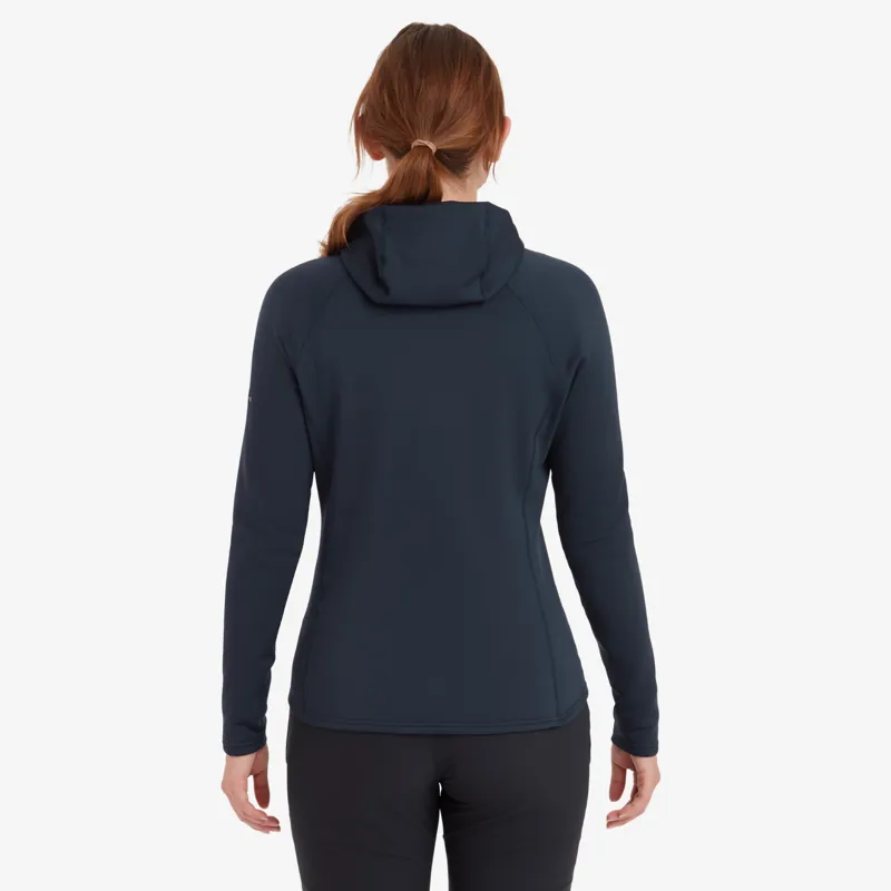 Montane Women's Fury Lite Hooded Fleece Jacket - Eclipse Blue-4