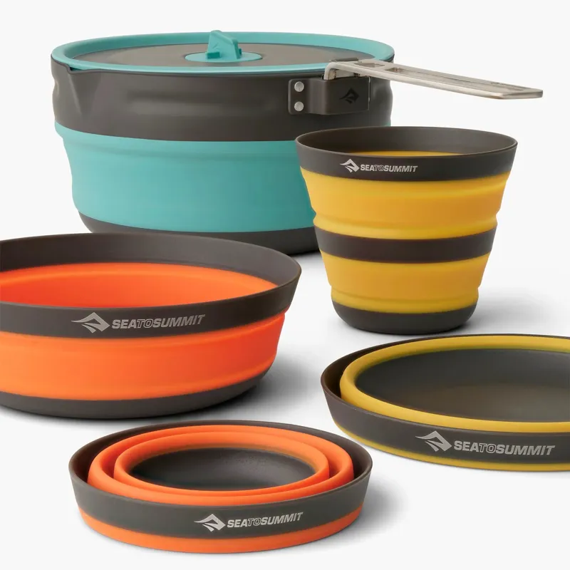 Sea To Summit Frontier Ultralight Collapsible One Pot Cook Set 2 Person 5 Piece-2