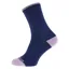 Horizon Lifestyle Women's Bamboo Sock Plain - Navy/Pink