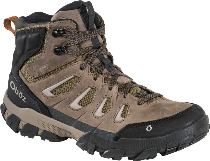 Oboz Men's Sawtooth X Mid B-DRY Wide Fit - Canteen