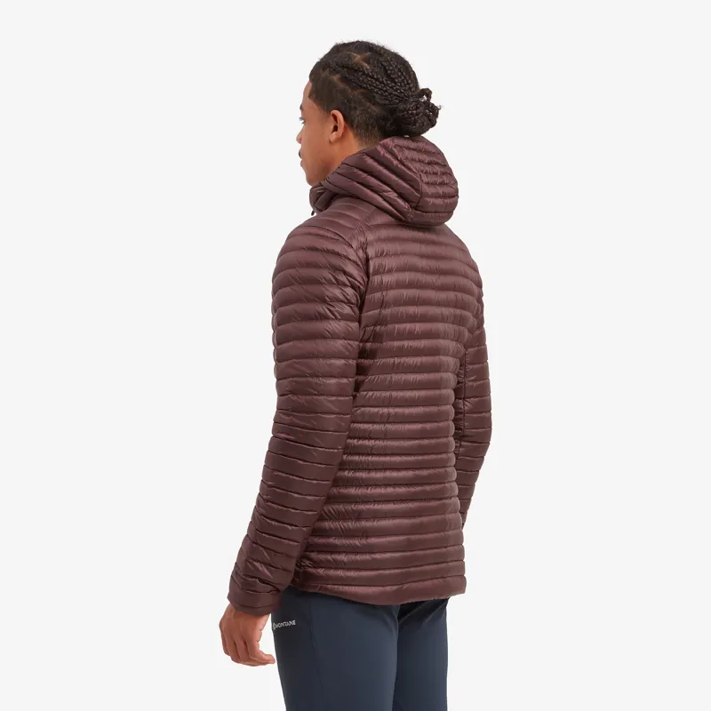 Montane Men's Anti-Freeze Lite Hooded Down Jacket - Dark Garnet-7