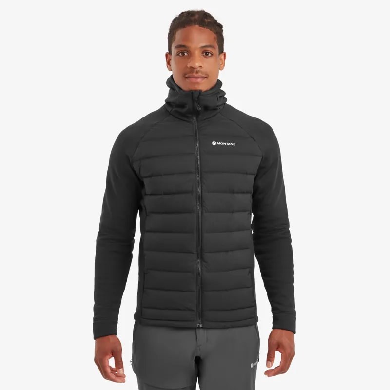 Montane Men's Composite Hooded Down Jacket - Black-2