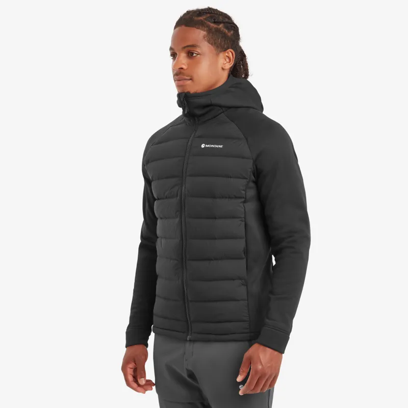 Montane Men's Composite Hooded Down Jacket - Black-3