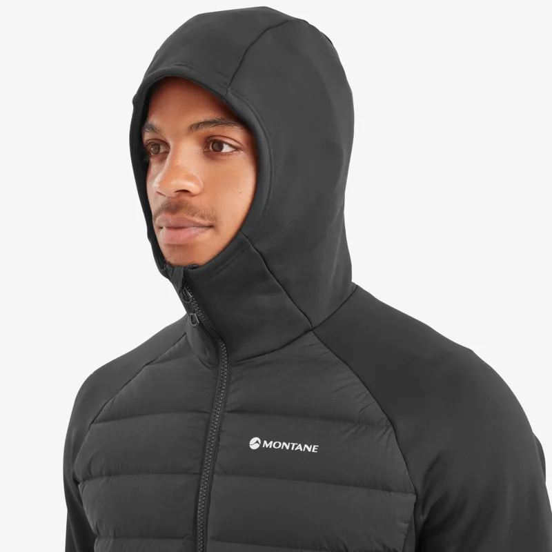 Montane Men's Composite Hooded Down Jacket - Black-6