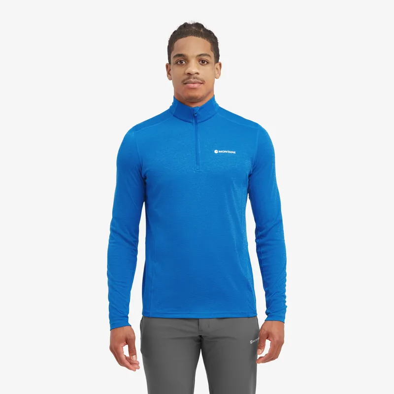 Montane Men's Dart Zip-Neck - Neptune Blue-1