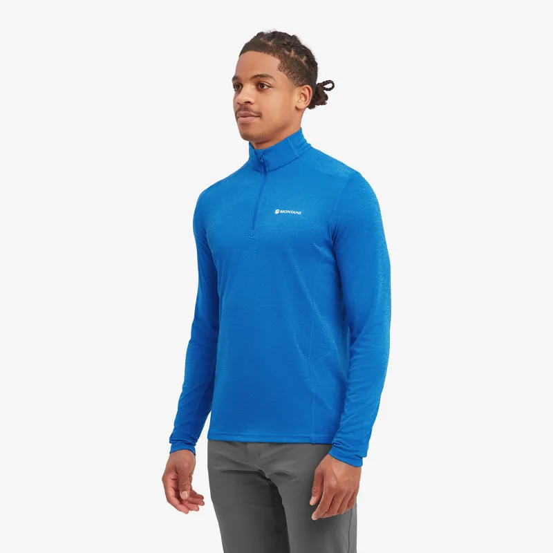 Montane Men's Dart Zip-Neck - Neptune Blue-2