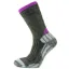 Horizon Performance Merino Trekker Sock - Olive/Purple