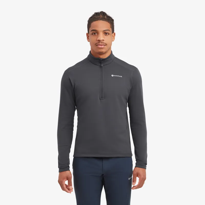 Montane Men's Fury Lite Fleece Pull-On - Midnight Grey-2
