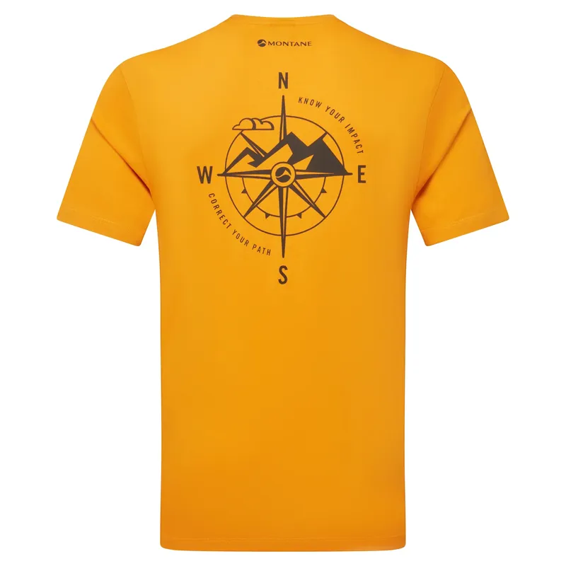 Montane Men's Impact Compass T-Shirt - Flame Orange-1