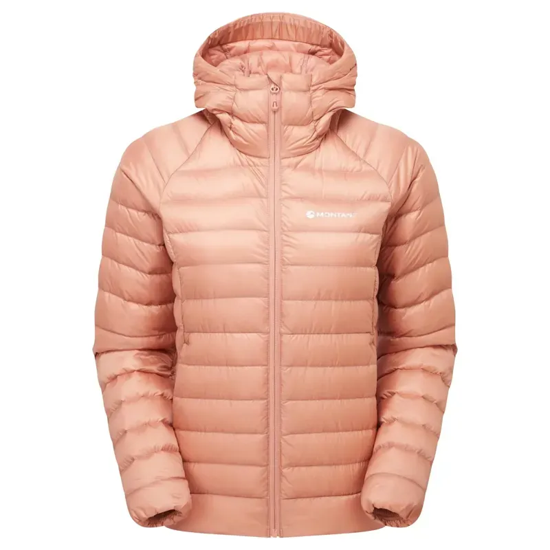 Montane Women's Anti Freeze Hooded Down Jacket - Pink Clay