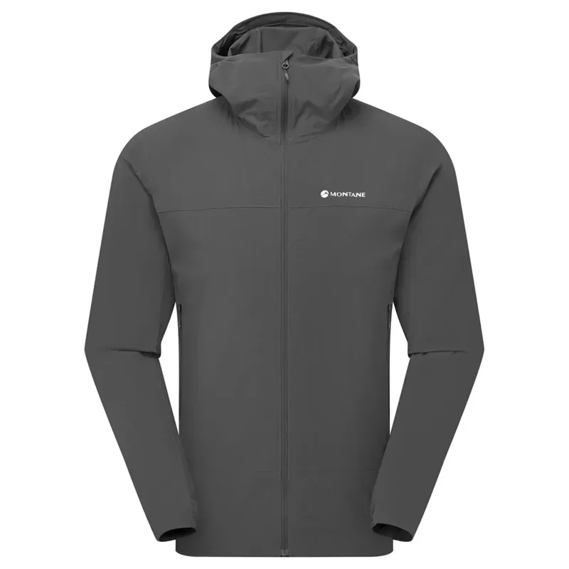 Montane Men's Tenacity Nano Hooded Softshell Jacket - Midnight Grey