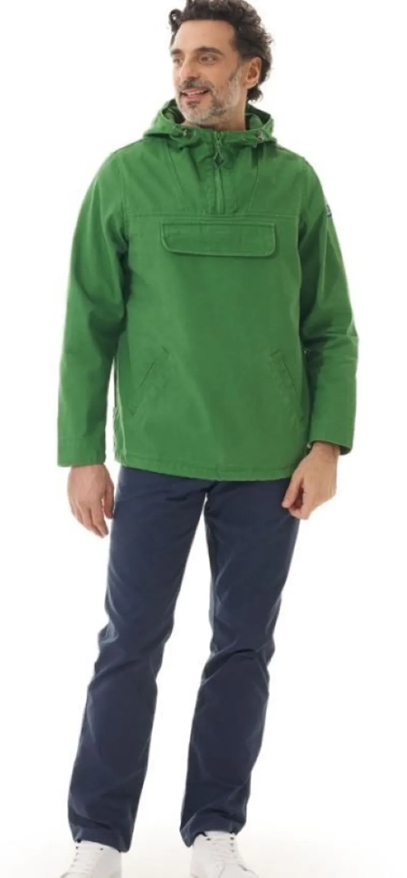 Mousqueton Larmor Cotton Smock - Menthe-1