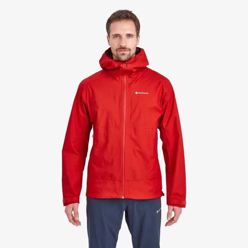Montane Men's Spirit Lite Waterproof Jacket - Adrenaline Red-2
