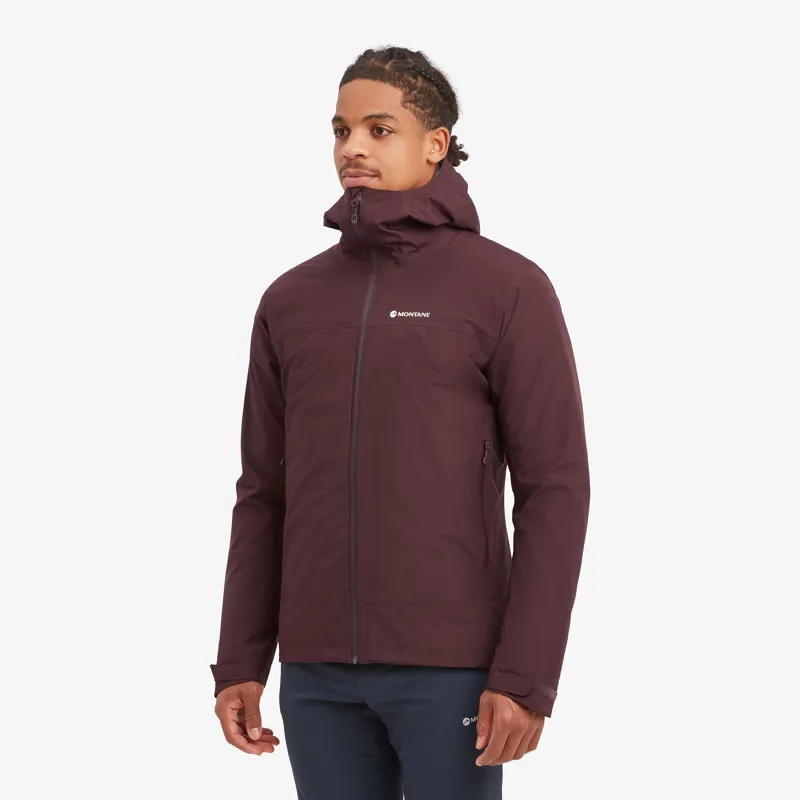 Montane Men's Spirit Waterproof Jacket - Dark Garnet-3